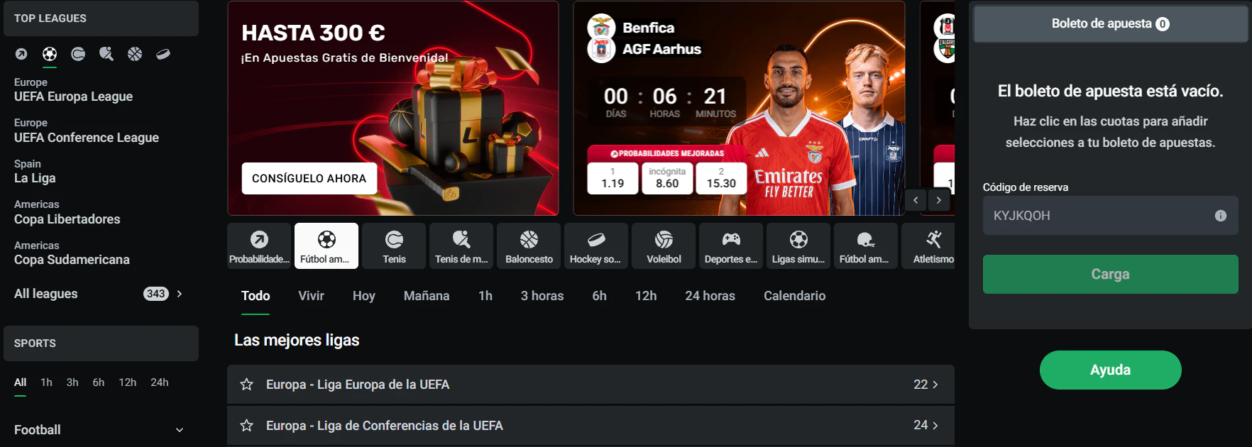 Leon Casino apuestas deportivas y esports