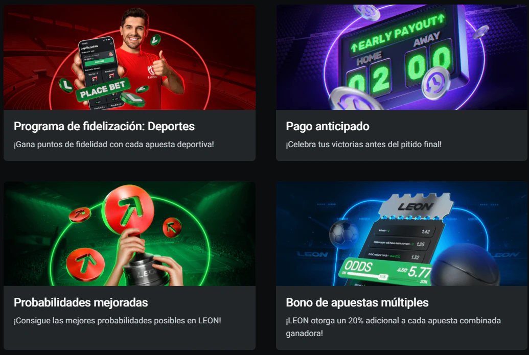 Leon Casino promociones y bonos de apuestas deportivas